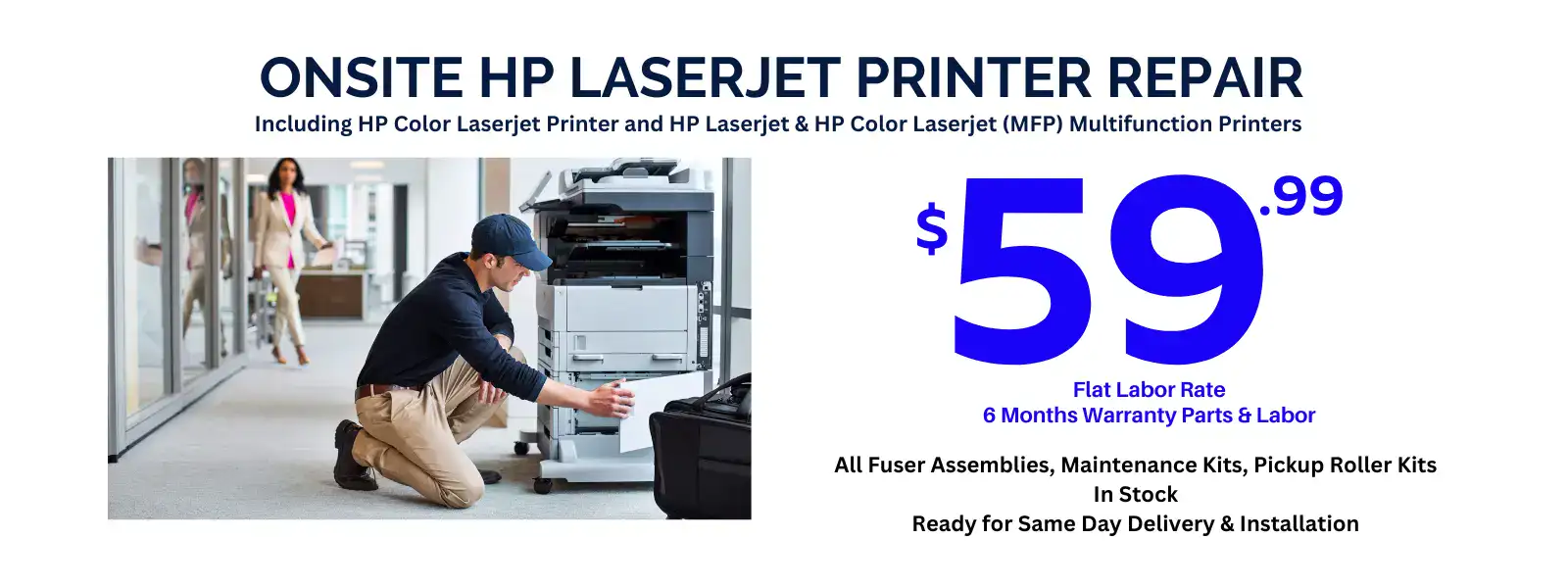 Avatar Logo - OC Printer Repair - Printer network setup | HP preventive maintenance