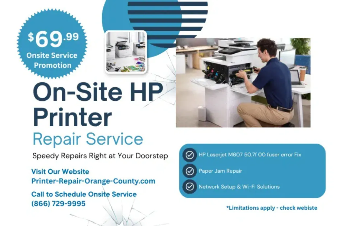 HP Laserjet M607 50.7f.00 Fuser Error Repair