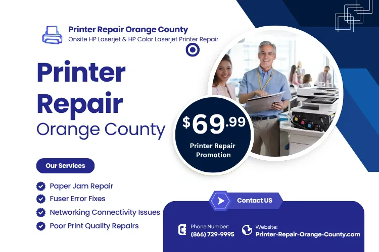 Printer Repair Orange County - $69.99 Printer Repair Promotion